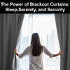 The Power of Blackout Curtains: Sleep, Serenity and Security
