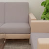Waterproof Sofa Seat Protector Cover with Stretchable Elastic, Grey