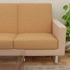 Amber Quilted Waterproof Sofa Seat Protector Cover with Stretchable Elastic, Beige