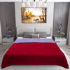 AC Comforter Blanket, Microfiber Reversible (Lilac, Maroon)