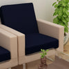 Waterproof Sofa Seat Protector Cover with Stretchable Elastic, Blue