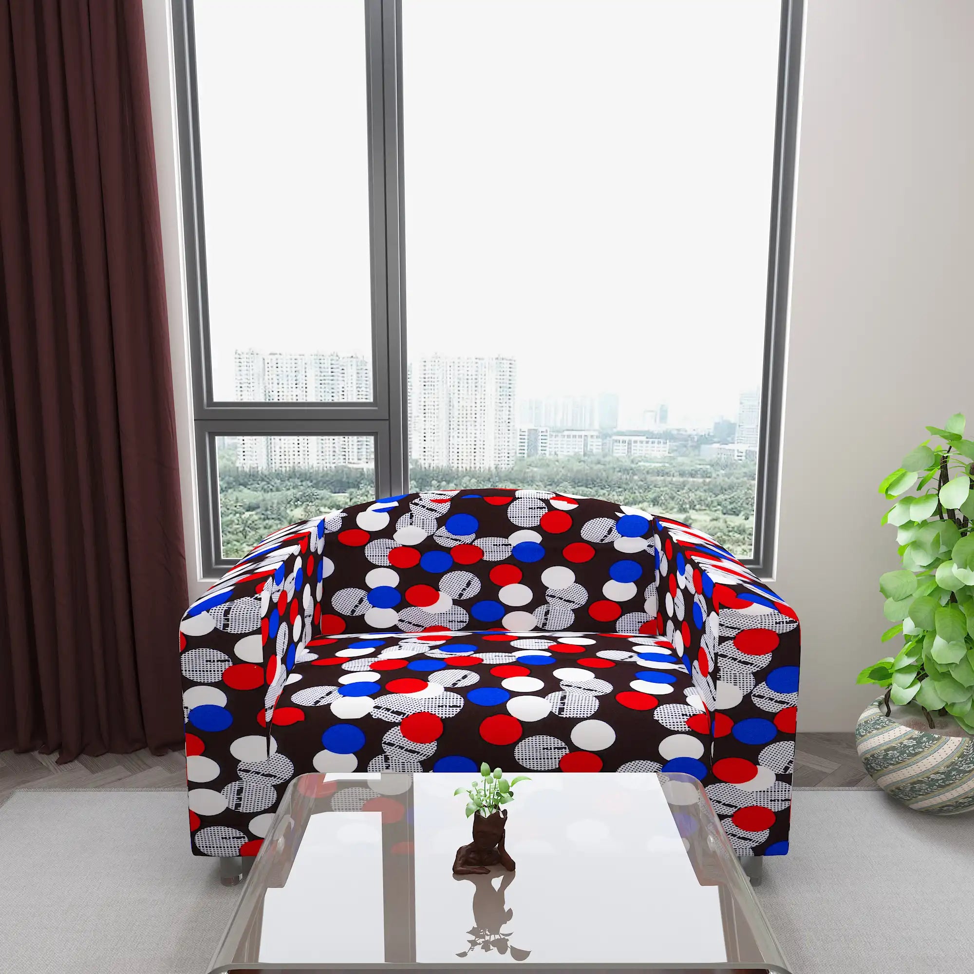 Waterproof Printed Sofa Protector Cover Full Stretchable, SP19