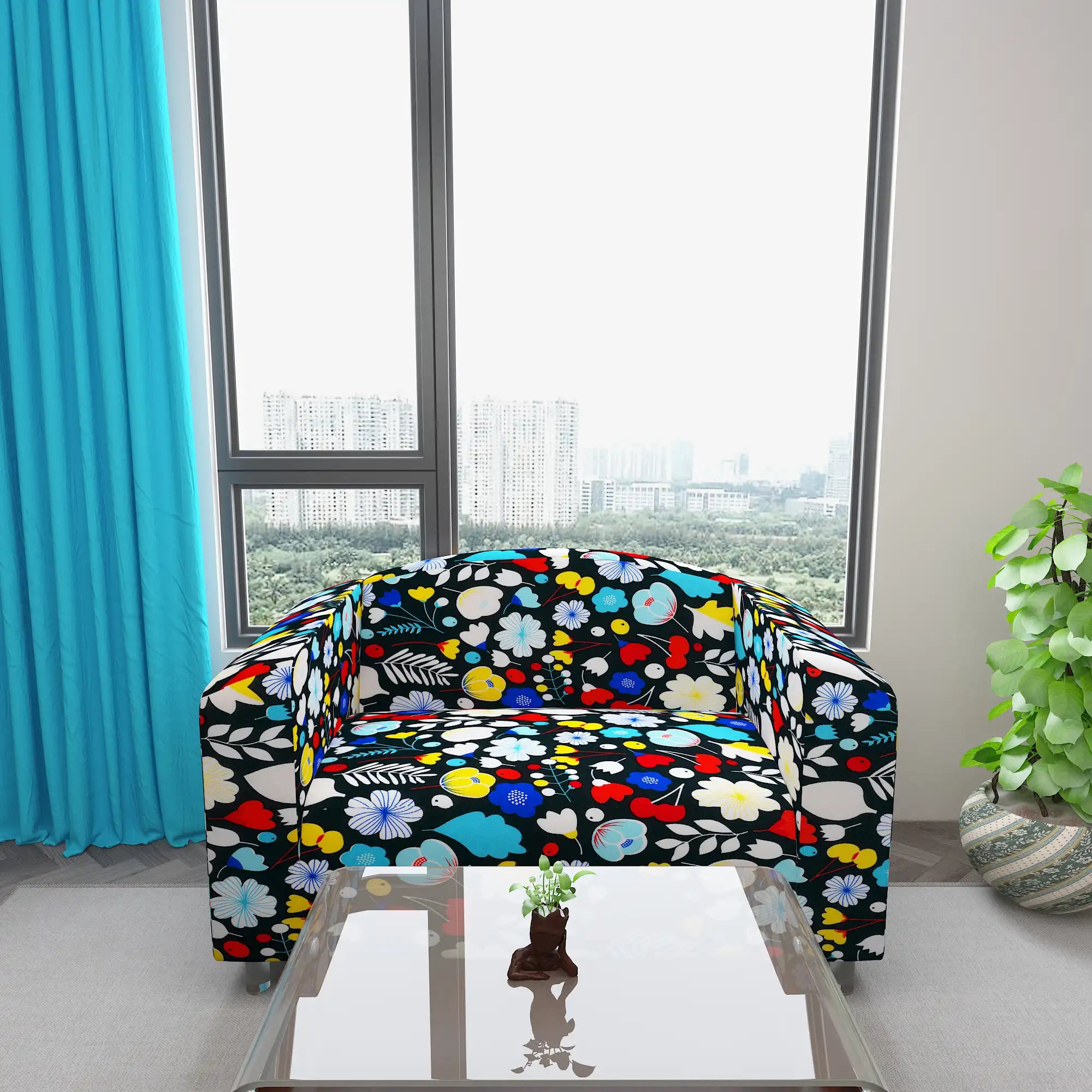 Waterproof Printed Sofa Protector Cover Full Stretchable, SP05