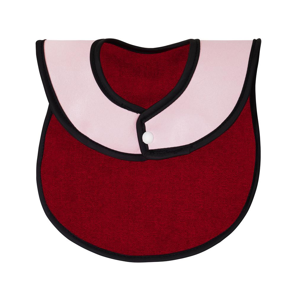 Waterproof Quick Dry Baby Bibs - Pack of 3, Maroon - Dream Care Furnishings Private Limited