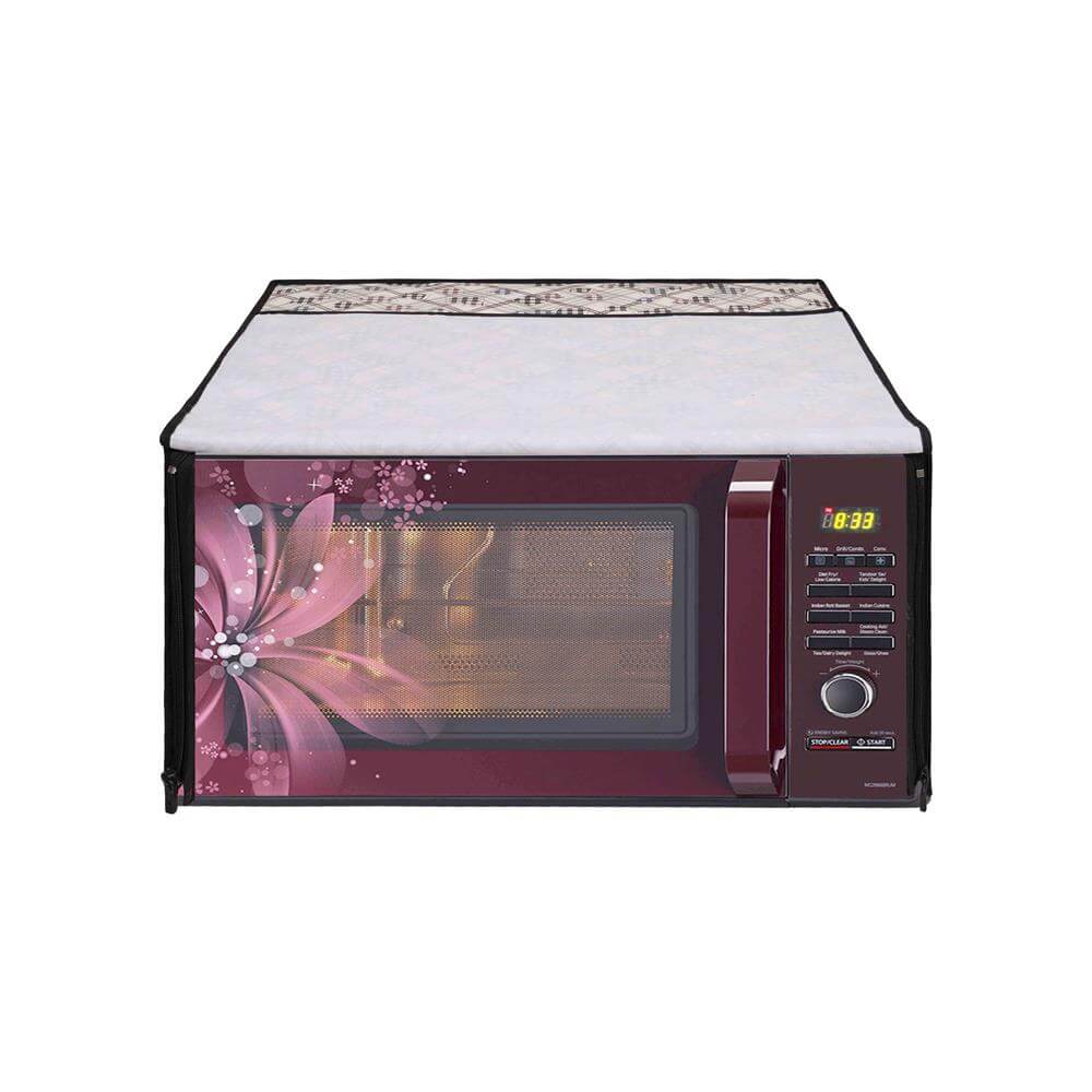Microwave Oven Cover With Adjustable Front Zipper, CA13 - Dream Care Furnishings Private Limited