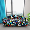 Waterproof Printed Sofa Protector Cover Full Stretchable, SP05 - Dream Care Furnishings Private Limited