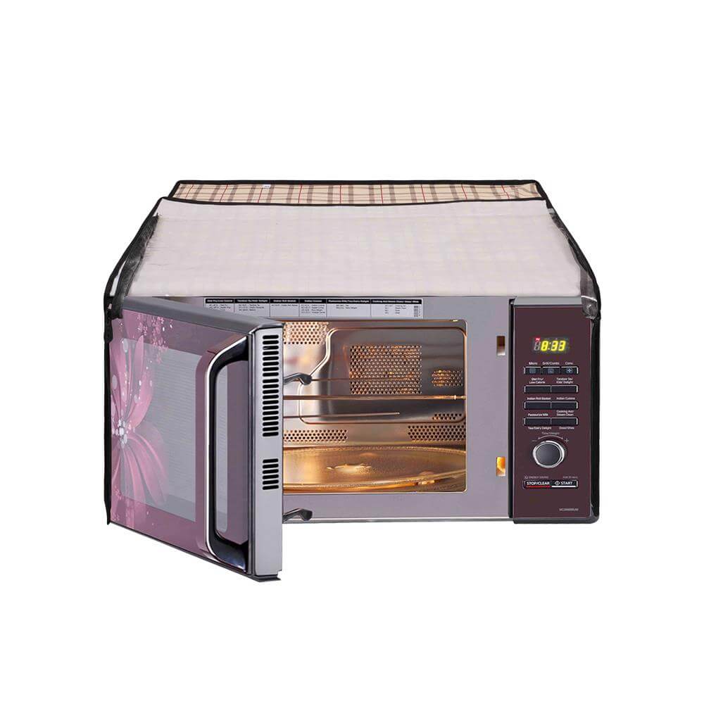 Microwave Oven Cover With Adjustable Front Zipper, CA03 - Dream Care Furnishings Private Limited