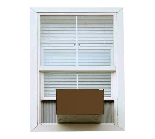 Waterproof and Dustproof Window AC Cover, Beige - Dream Care Furnishings Private Limited
