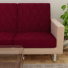 Sapphire Quilted Waterproof Sofa Seat Protector Cover with Stretchable Elastic, Maroon