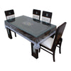 Waterproof and Dustproof Dining Table Cover, White - Dream Care Furnishings Private Limited