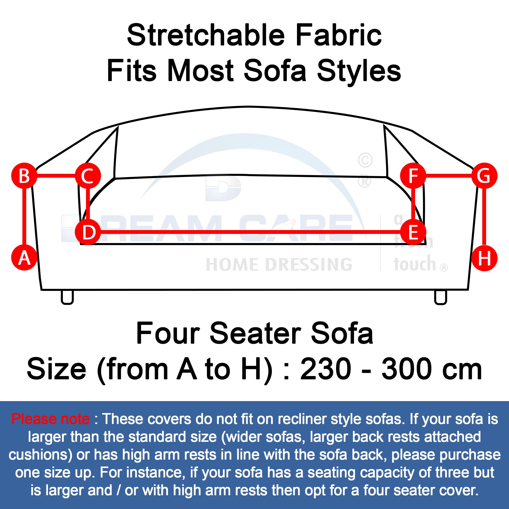Waterproof Printed Sofa Protector Cover Full Stretchable, SP10 - Dream Care Furnishings Private Limited