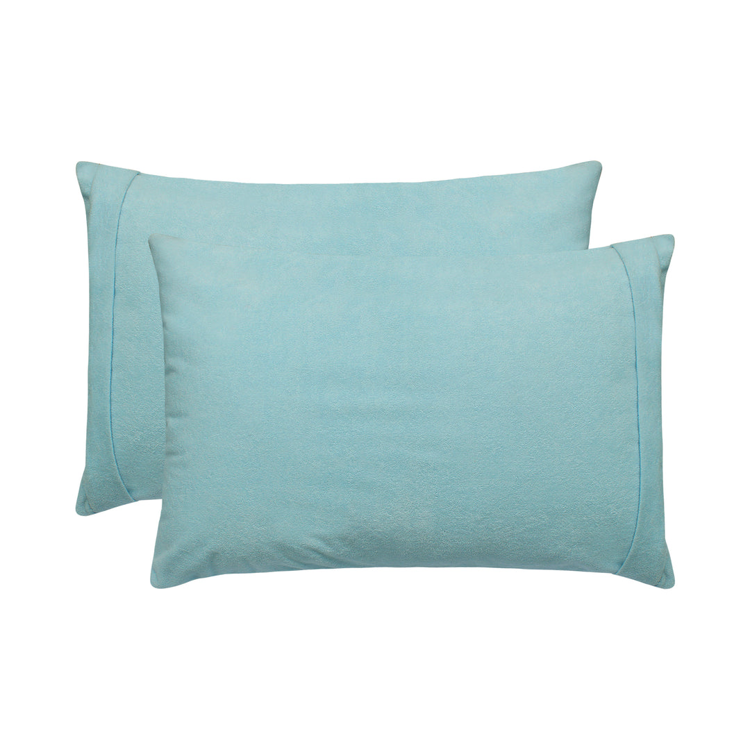 Waterproof Pillow Protector, Set Of 2 Pcs (SKY BLUE) - Dream Care Furnishings Private Limited