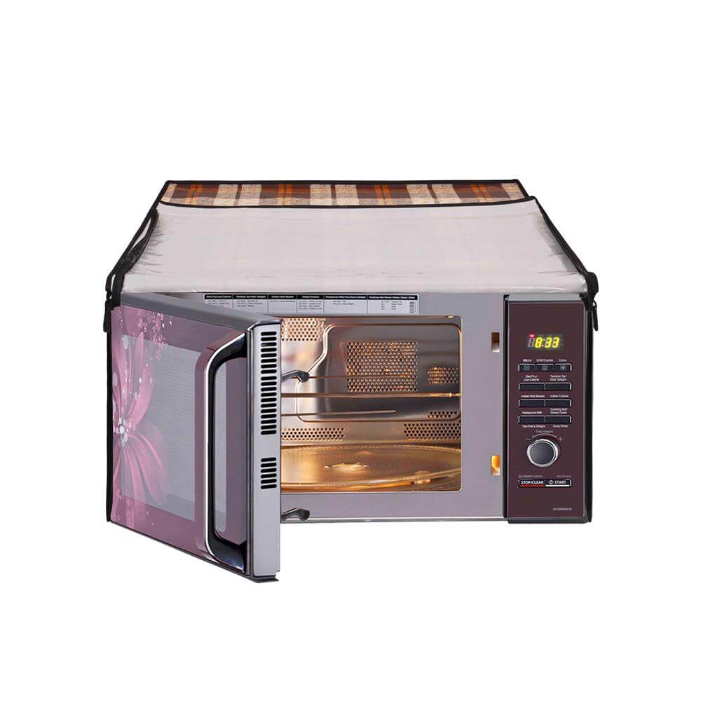 Microwave Oven Cover With Adjustable Front Zipper, CA05 - Dream Care Furnishings Private Limited