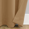 Solid Blackout Curtains, Beige - Set of 2 - Dream Care Furnishings Private Limited
