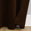 Solid Blackout Curtains, Coffee - Set of 2 - Dream Care Furnishings Private Limited