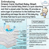 Waterproof Quilted Baby Sheet, Beige