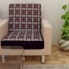 Waterproof Printed Sofa Seat Protector Cover with Stretchable Elastic, Grey - Dream Care Furnishings Private Limited