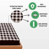 Waterproof Mattress Cover & Protector with 360 Degree Elastic Strap (2 year warranty)