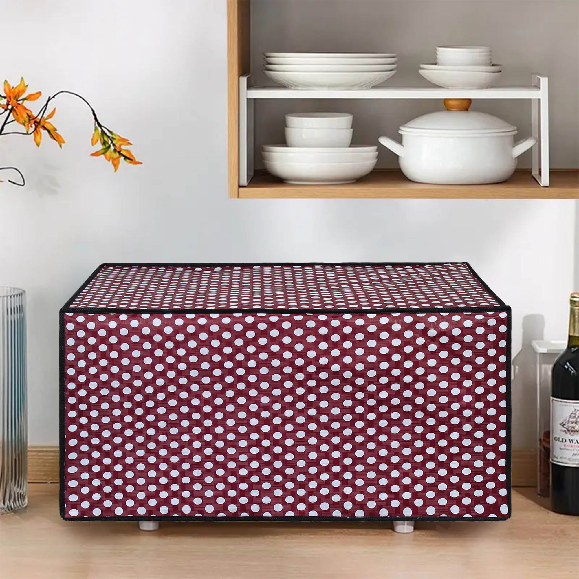 Microwave Oven Cover With Adjustable Front Zipper, SA46