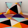 Colourful Printed Bedsheet In Multicolour With Pillow Covers