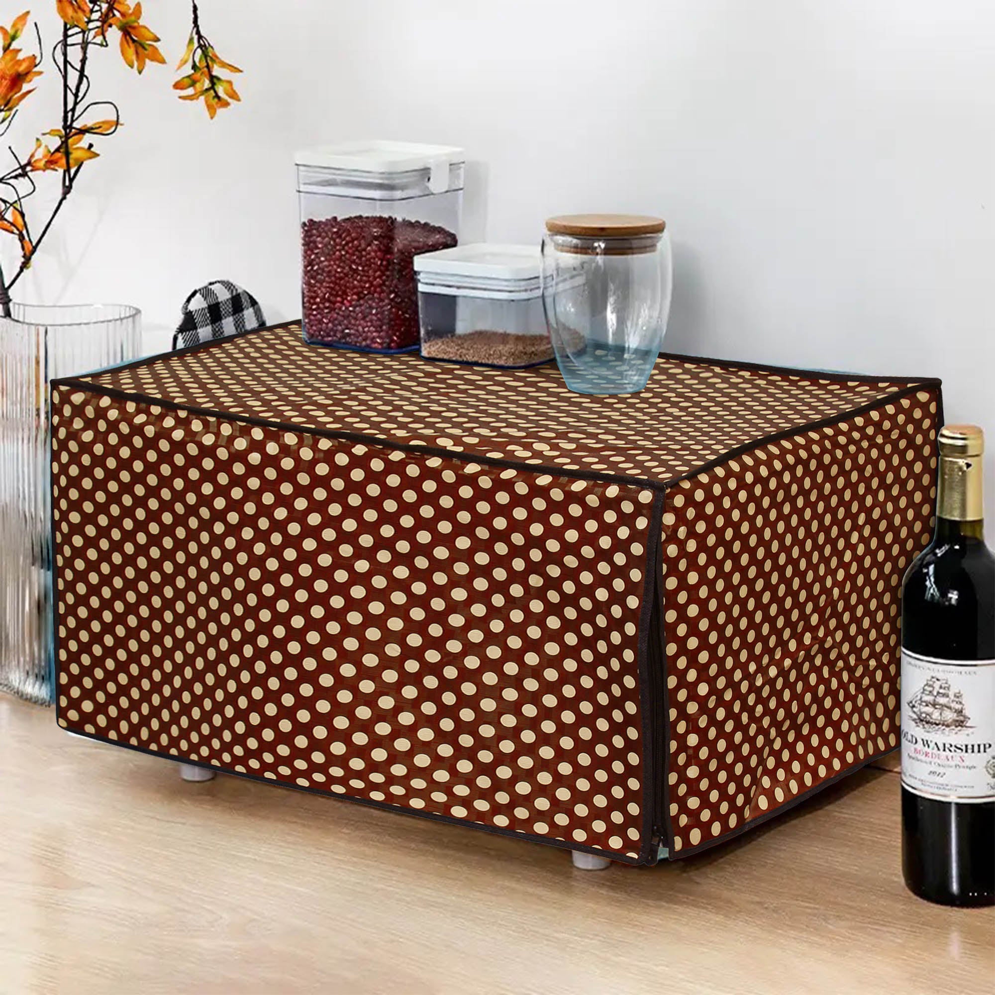 Microwave Oven Cover With Adjustable Front Zipper, SA51