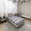 Load image into Gallery viewer, Colorful Printed ‎Anchor Grey Cloud Stripes Design Bedsheet With Pillow Covers | Dream Care