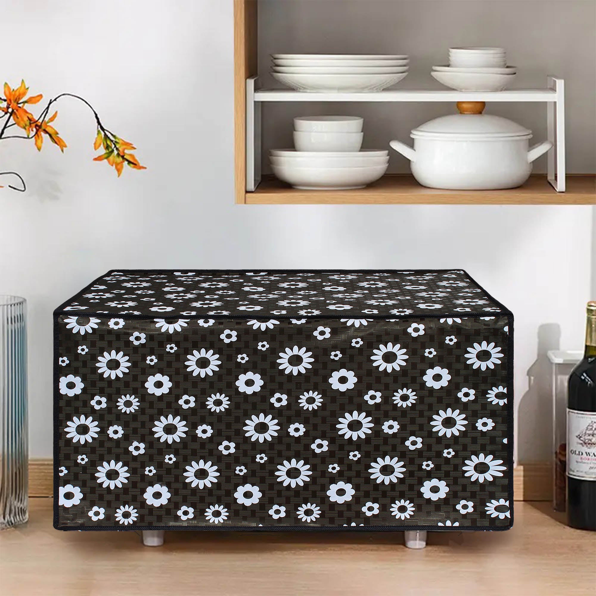 Microwave Oven Cover With Adjustable Front Zipper, SA52