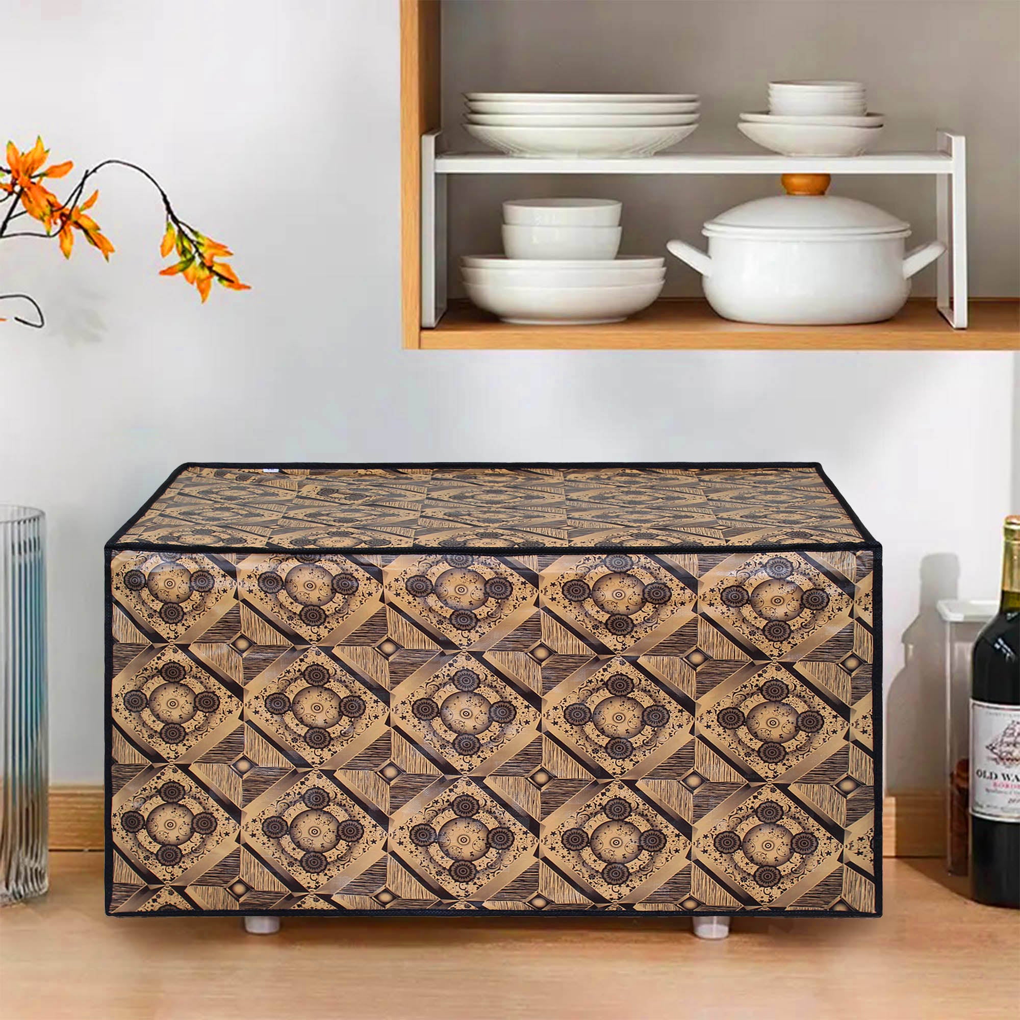 Microwave Oven Cover With Adjustable Front Zipper, SA56