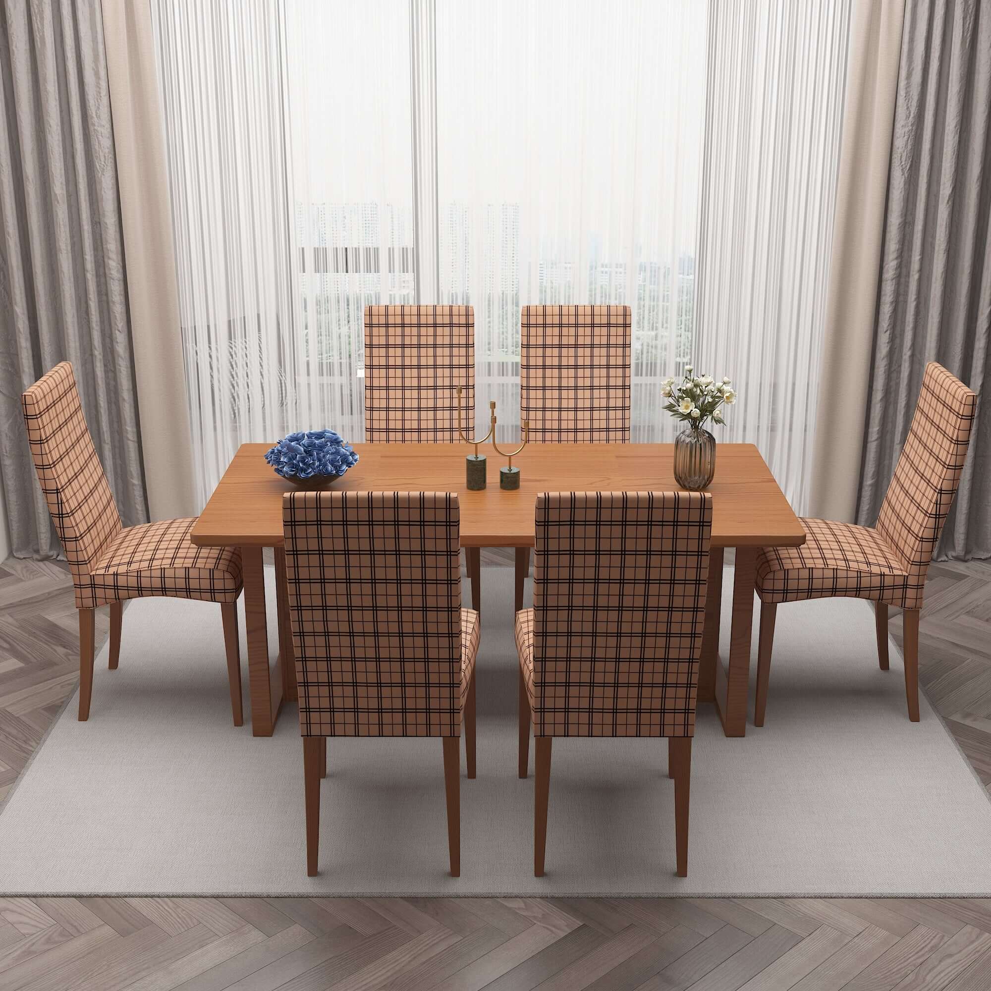 Polyester Spandex Stretchable Printed Chair Cover, MG13