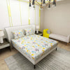 Printed Flower Design Bedsheet With Pillow Covers CHP12 | Dream Care