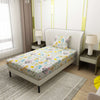 Colorful Printed Flower Design Bedsheet With Pillow Covers | Dream Care