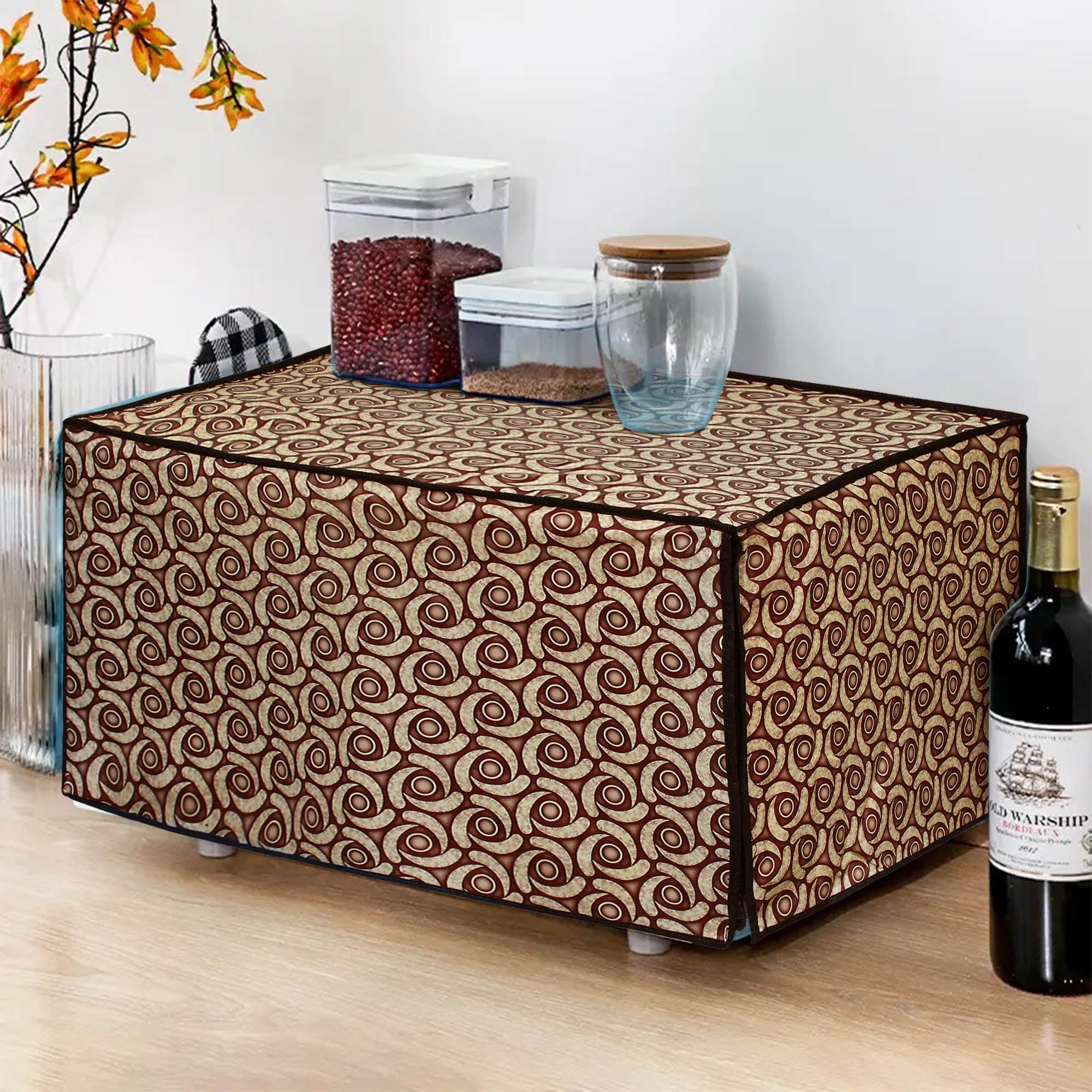 Microwave Oven Cover With Adjustable Front Zipper, SA58