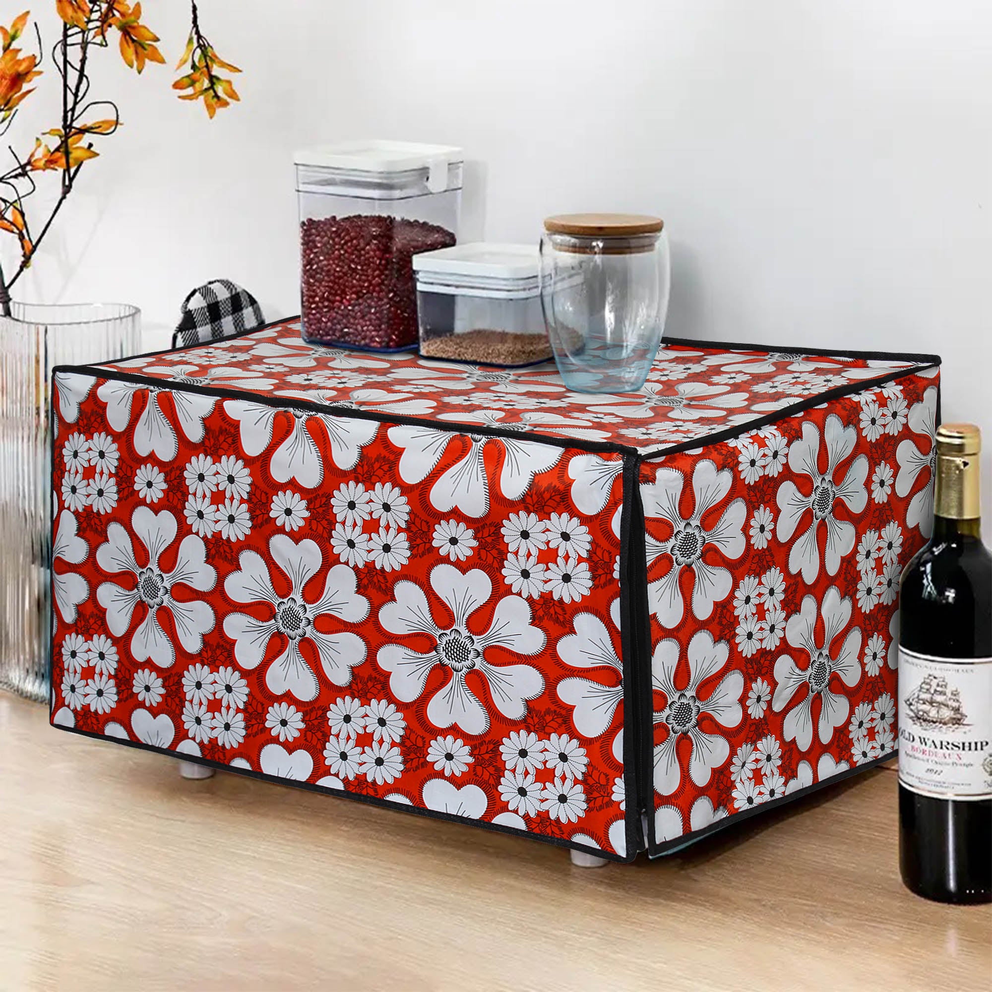 Microwave Oven Cover With Adjustable Front Zipper, SA60
