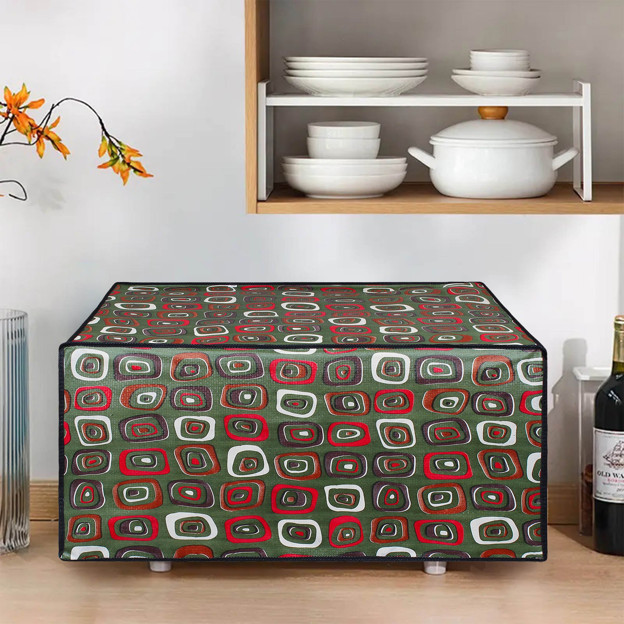 Microwave Oven Cover With Adjustable Front Zipper, SA63