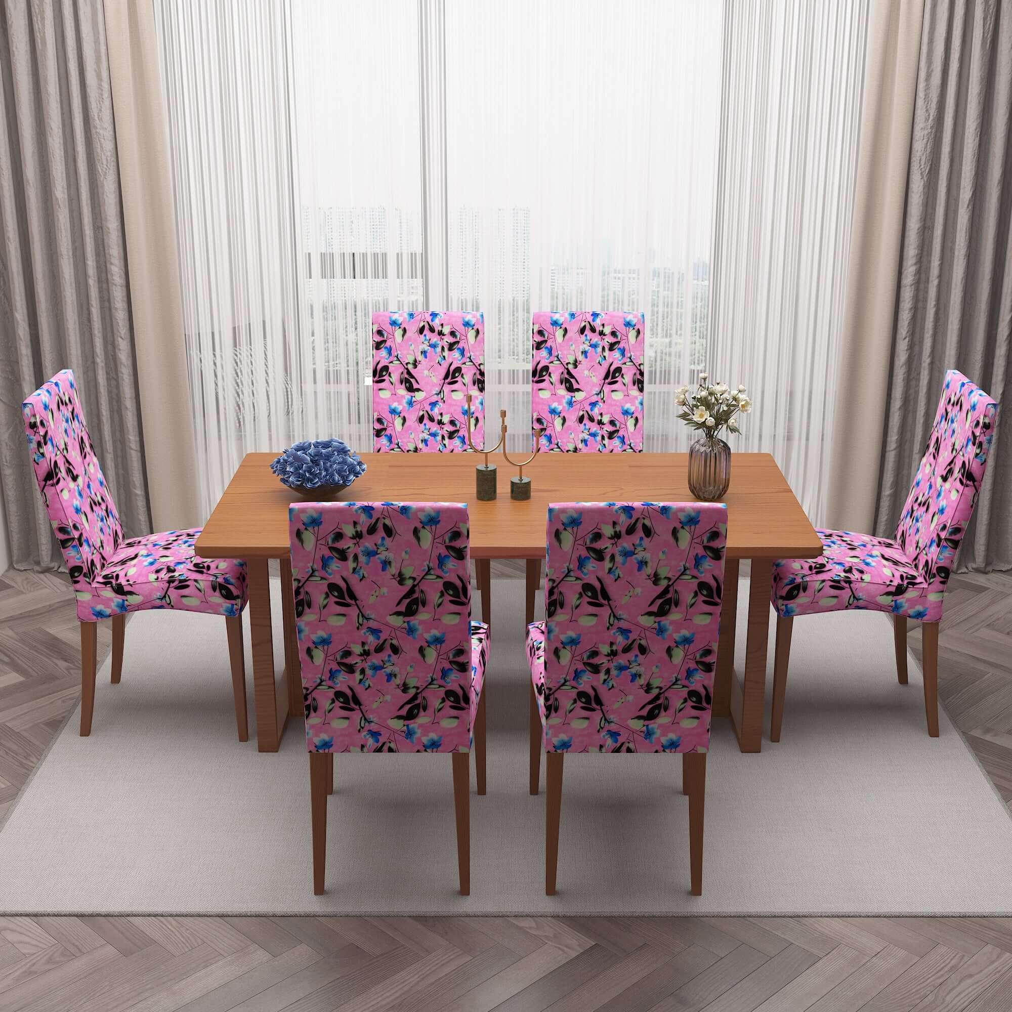 Polyester Spandex Stretchable Printed Chair Cover, MG12