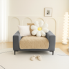 Dream Care Premium Square Fur Sofa Cover for L-Shape & 1,2,3 & 4 Seater Sofas || Luxury Plush Sofa Protector || Soft Couch Cover for Living Room