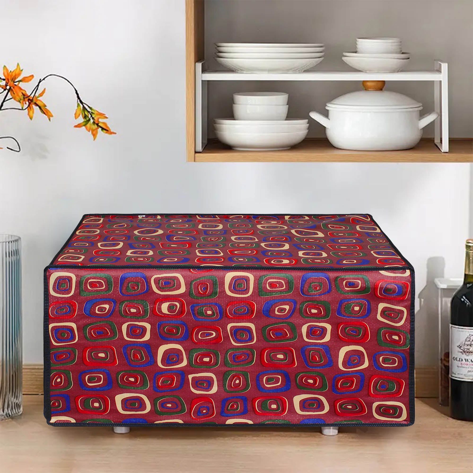 Microwave Oven Cover With Adjustable Front Zipper, SA72