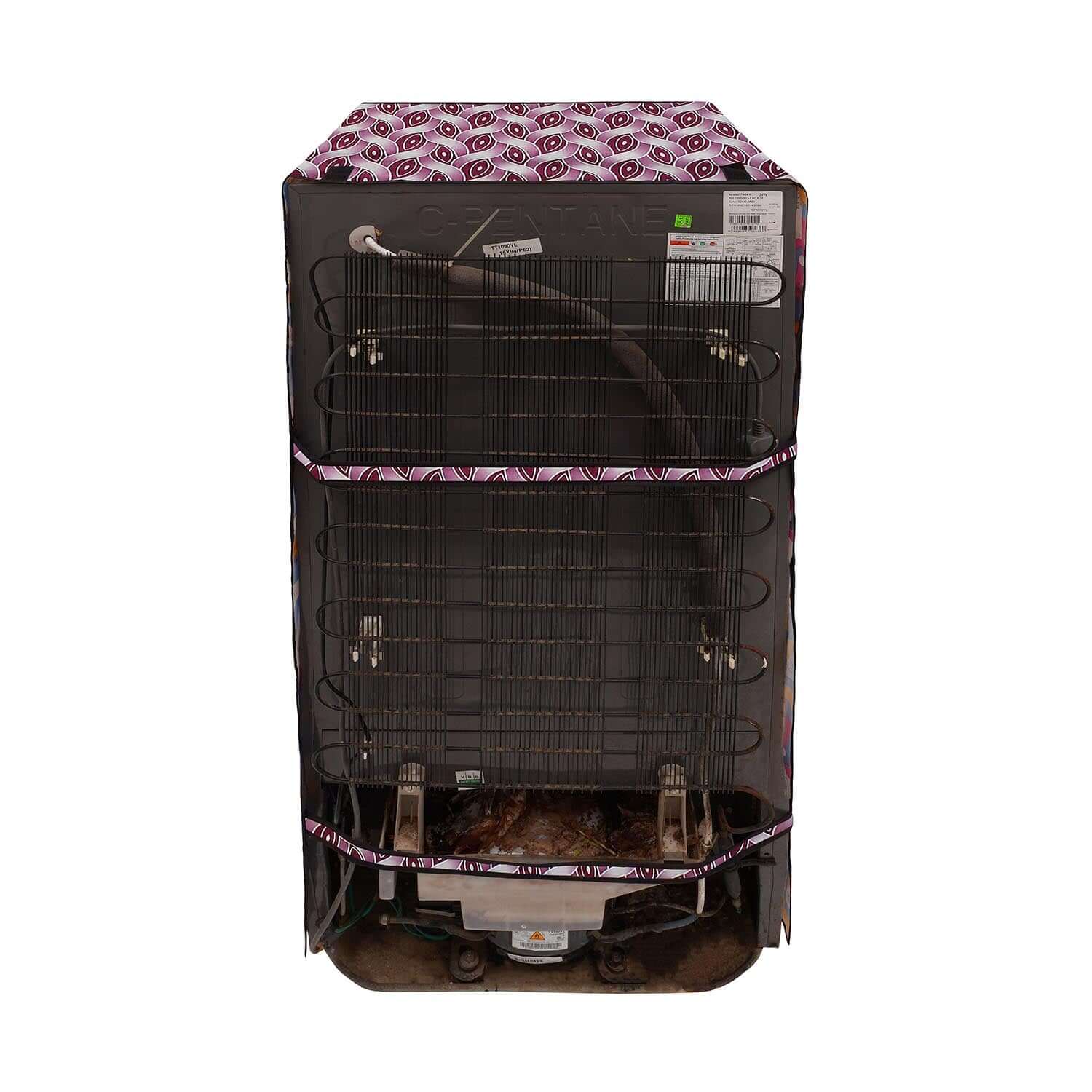 Waterproof Full Fridge Cover with 6 Pockets, SA64