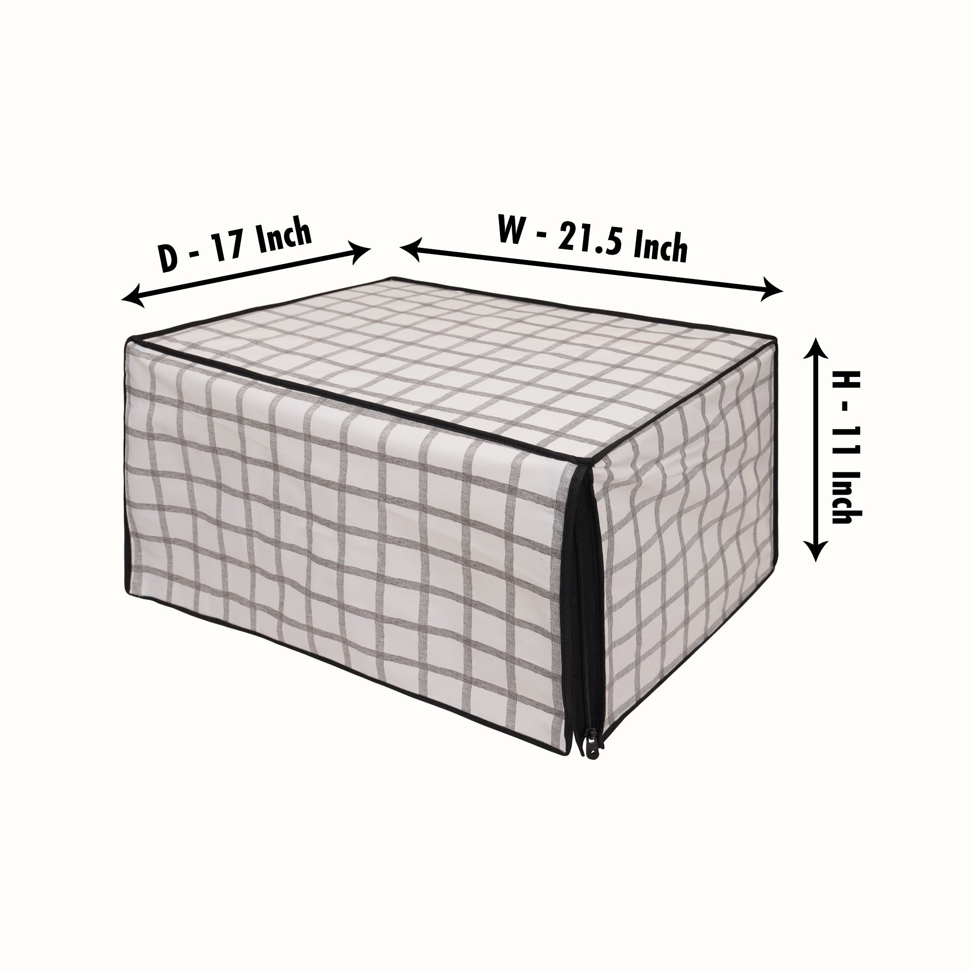 Microwave Oven Cover With Adjustable Front Zipper, CA08
