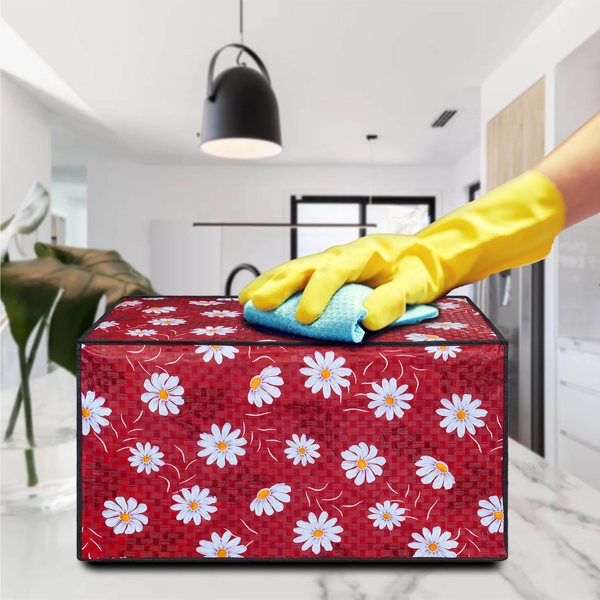 Microwave Oven Cover With Adjustable Front Zipper, SA08