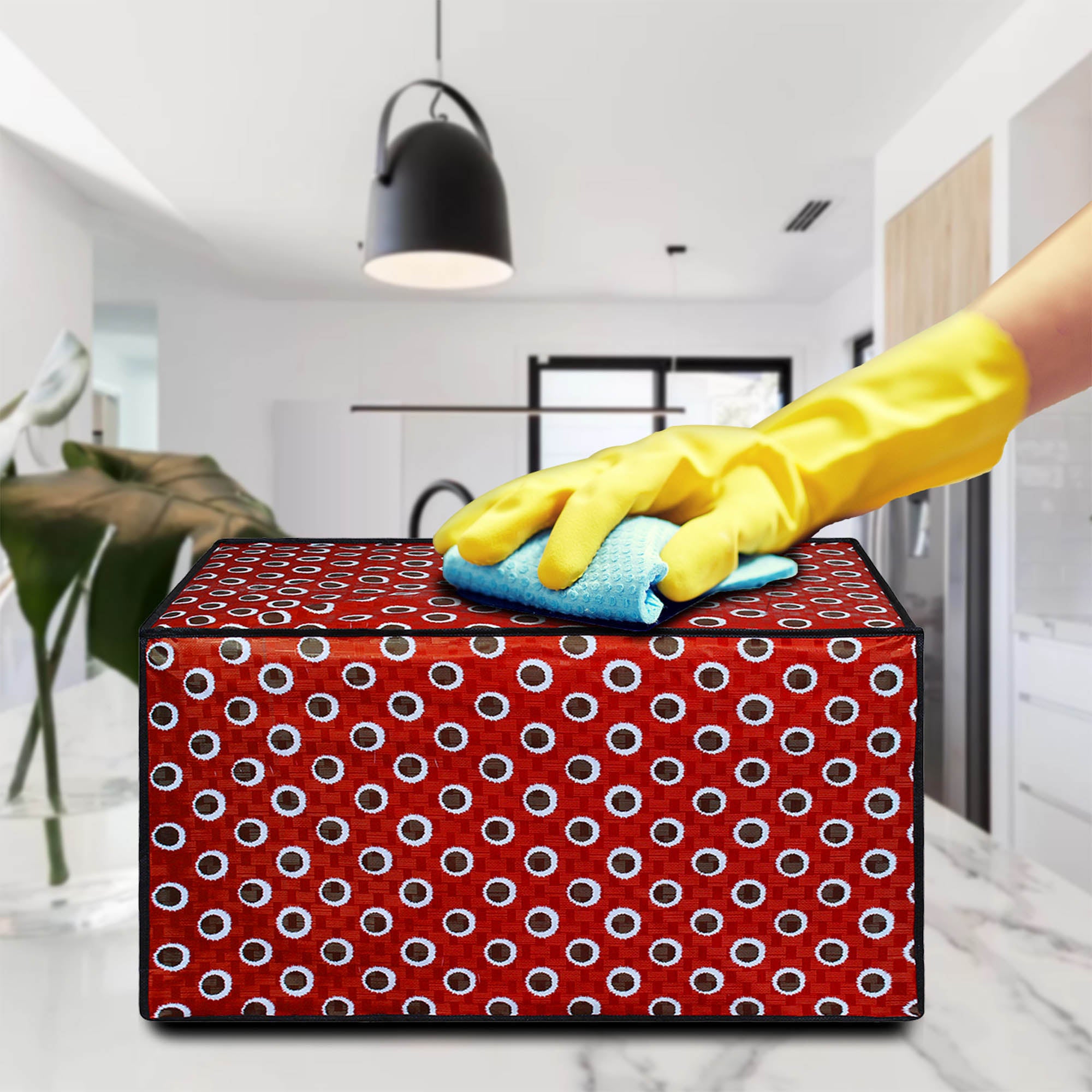 Microwave Oven Cover With Adjustable Front Zipper, SA11