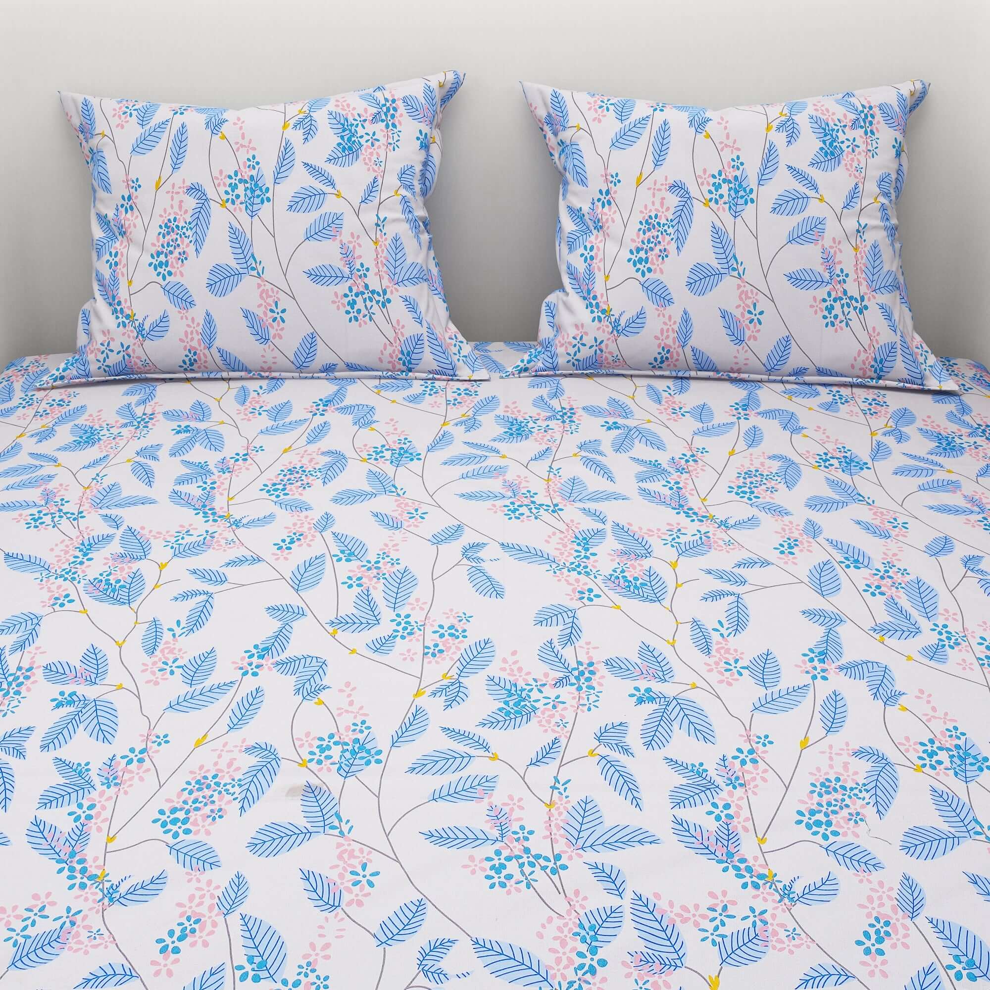 Printed Multi Design Bedsheet With Pillow Covers CHP18 | Dream Care