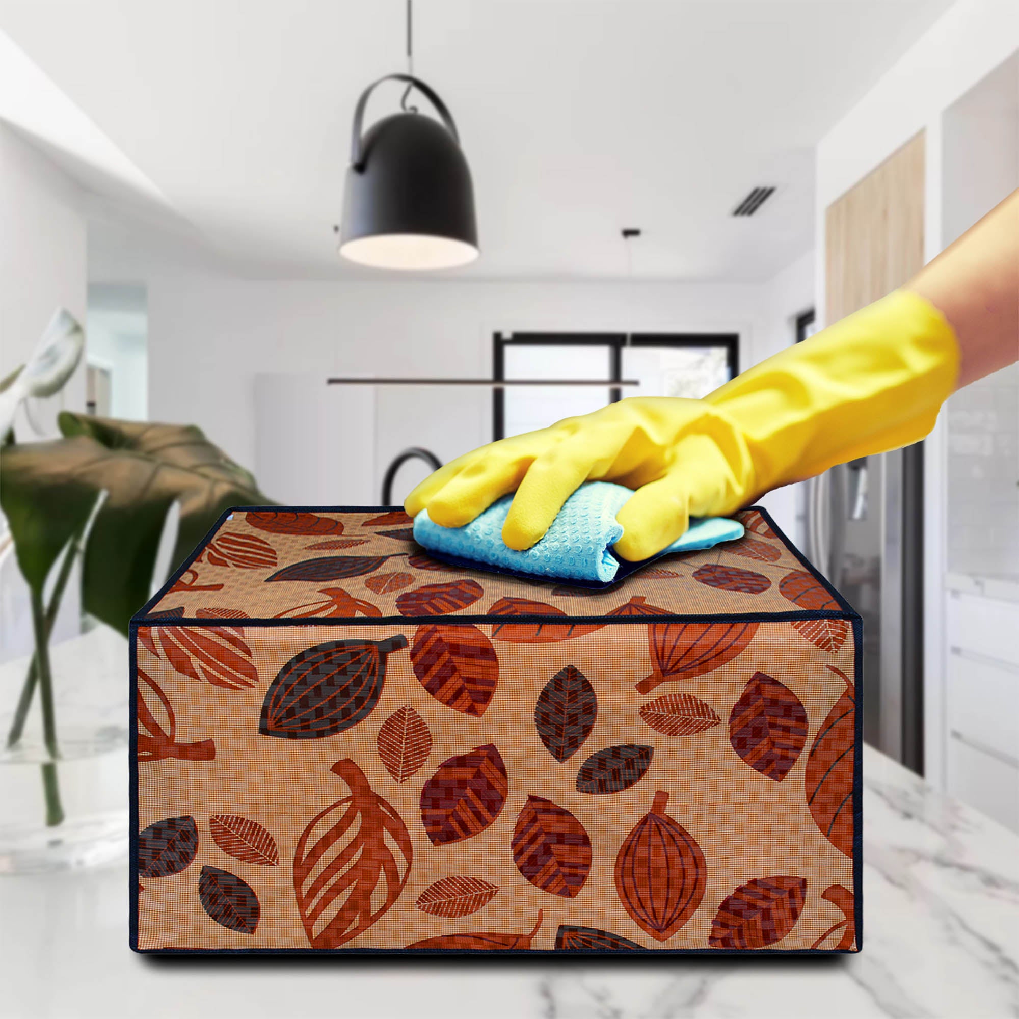 Microwave Oven Cover With Adjustable Front Zipper, SA19