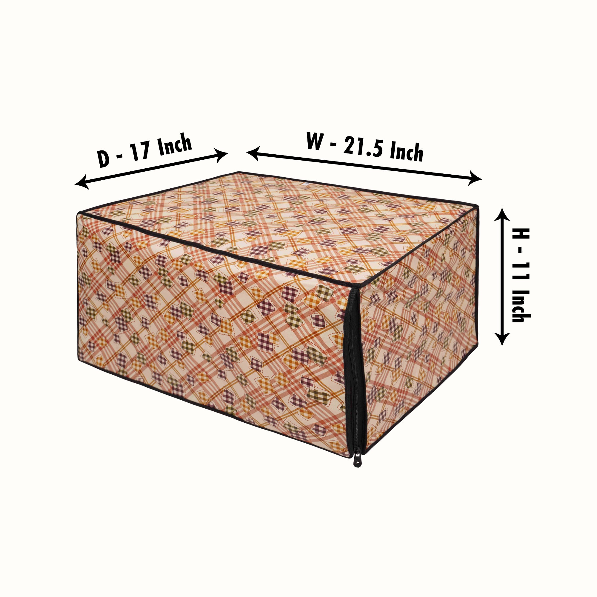 Microwave Oven Cover With Adjustable Front Zipper, CA11