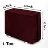 Waterproof and Dustproof Split Outdoor AC Cover, Maroon