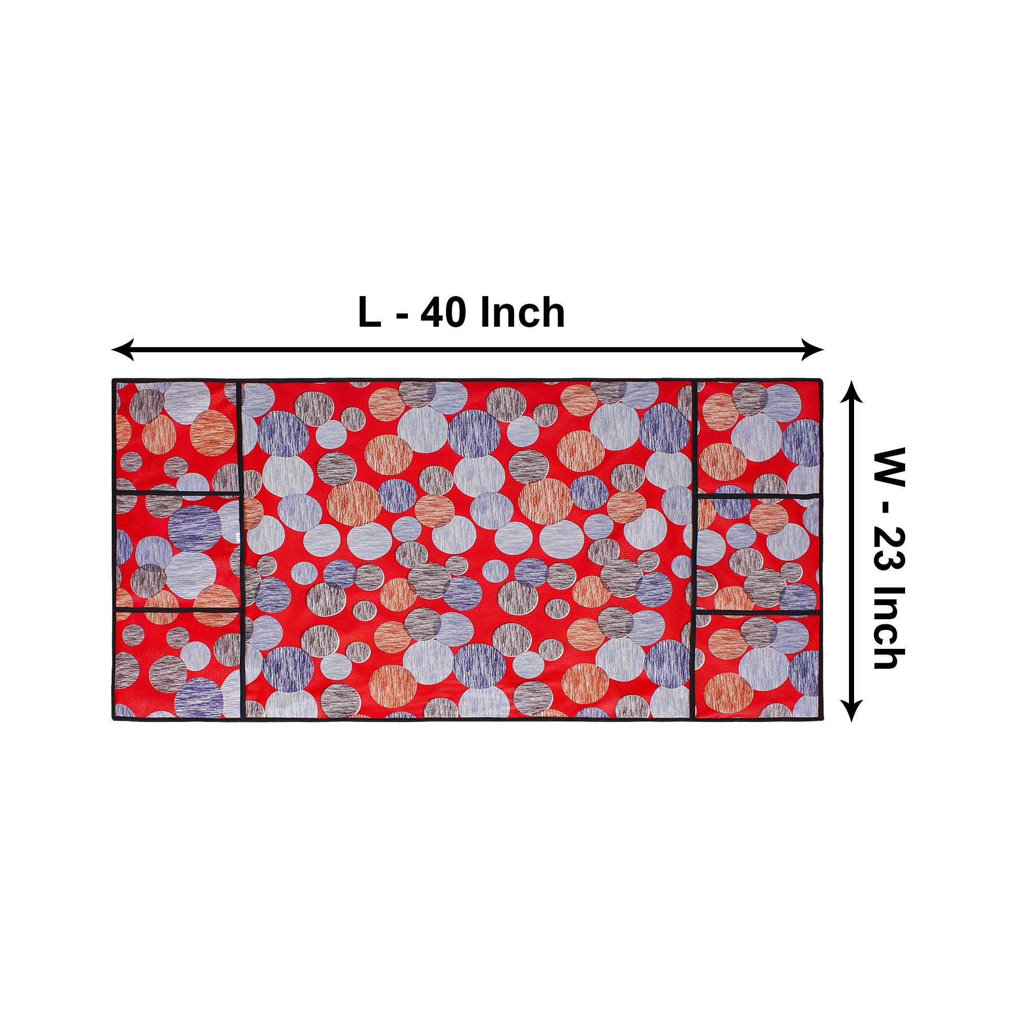 Waterproof & Dustproof Printed Fridge Top Cover, SA70