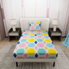 Colorful Printed Bedsheet Trio with pillow covers