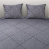 Printed Square Design Bedsheet With Pillow Covers CHP20 | Dream Care