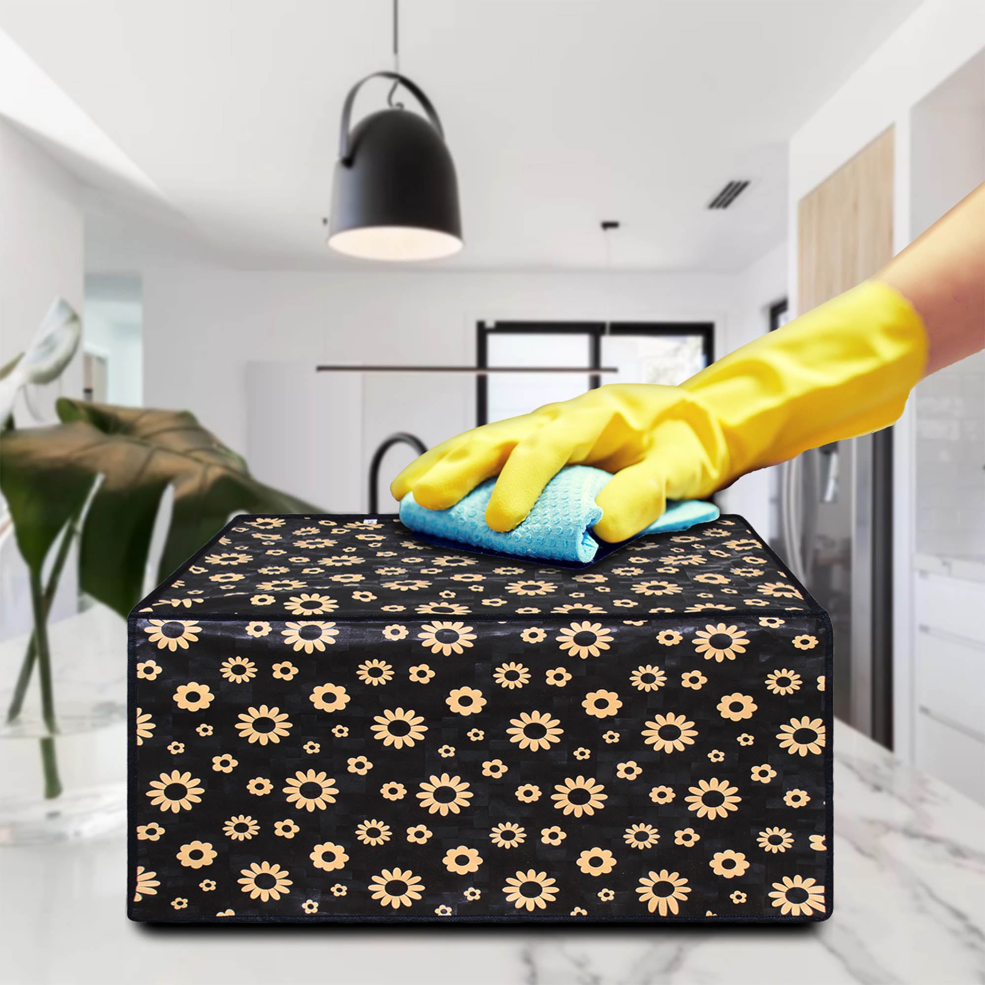 Microwave Oven Cover With Adjustable Front Zipper, SA35