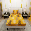 Printed Leaf Design Bedsheet With Pillow Covers CHP21 | Dream Care